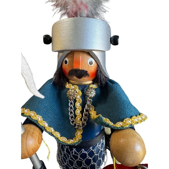 Steinbach Sir Lancelot Smoker Limited Edition Designed For Kurt Adler 12" With B - Picture 4 of 11